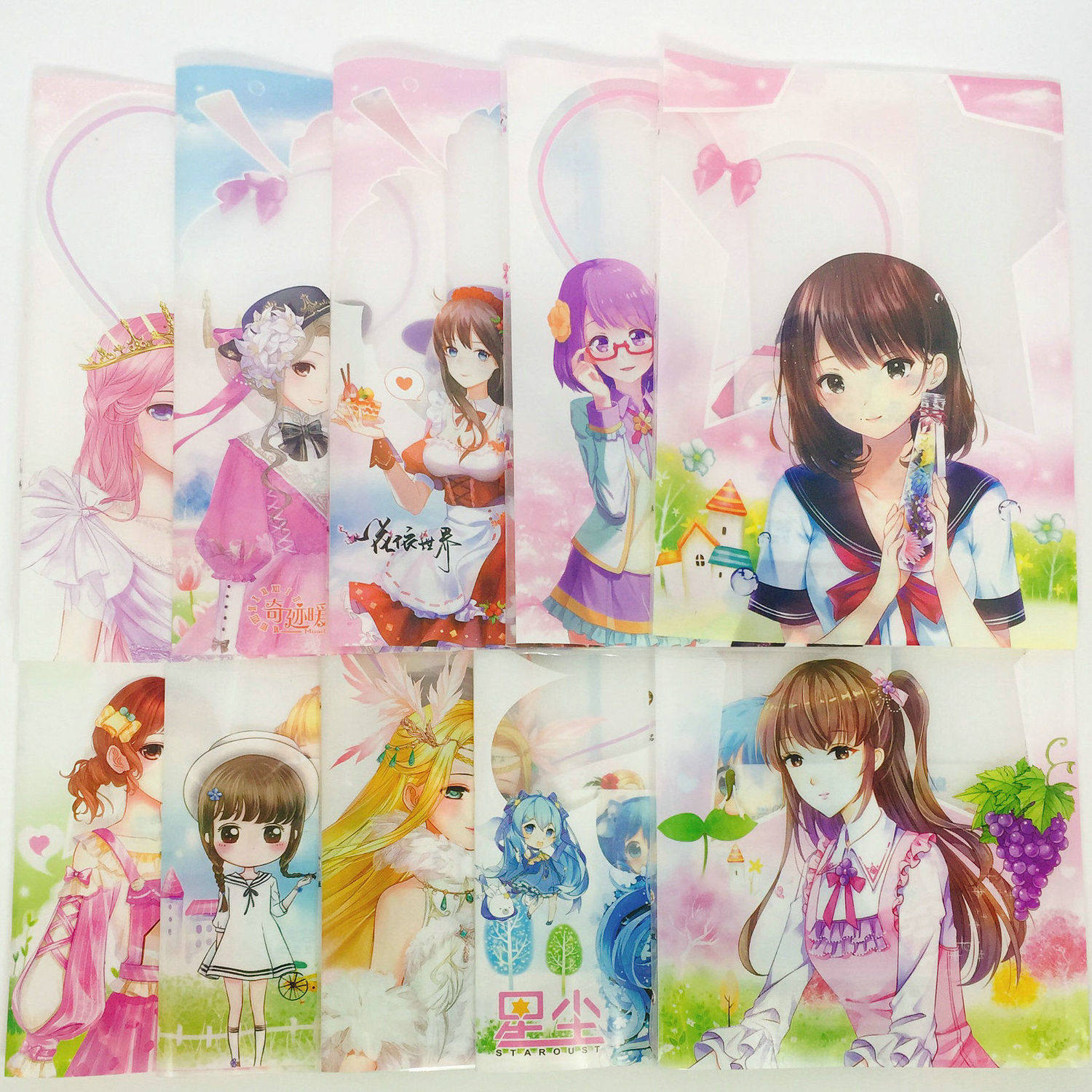 16年级语文数学学英语课本书套16k可爱卡通动漫书皮