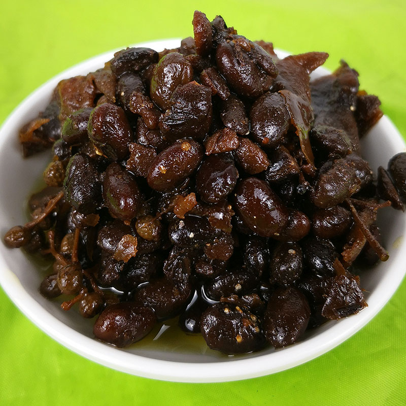 临沂特产惟一斋八宝豆豉酱菜豆瓣酱豆鼓咸菜礼品装300克*8袋