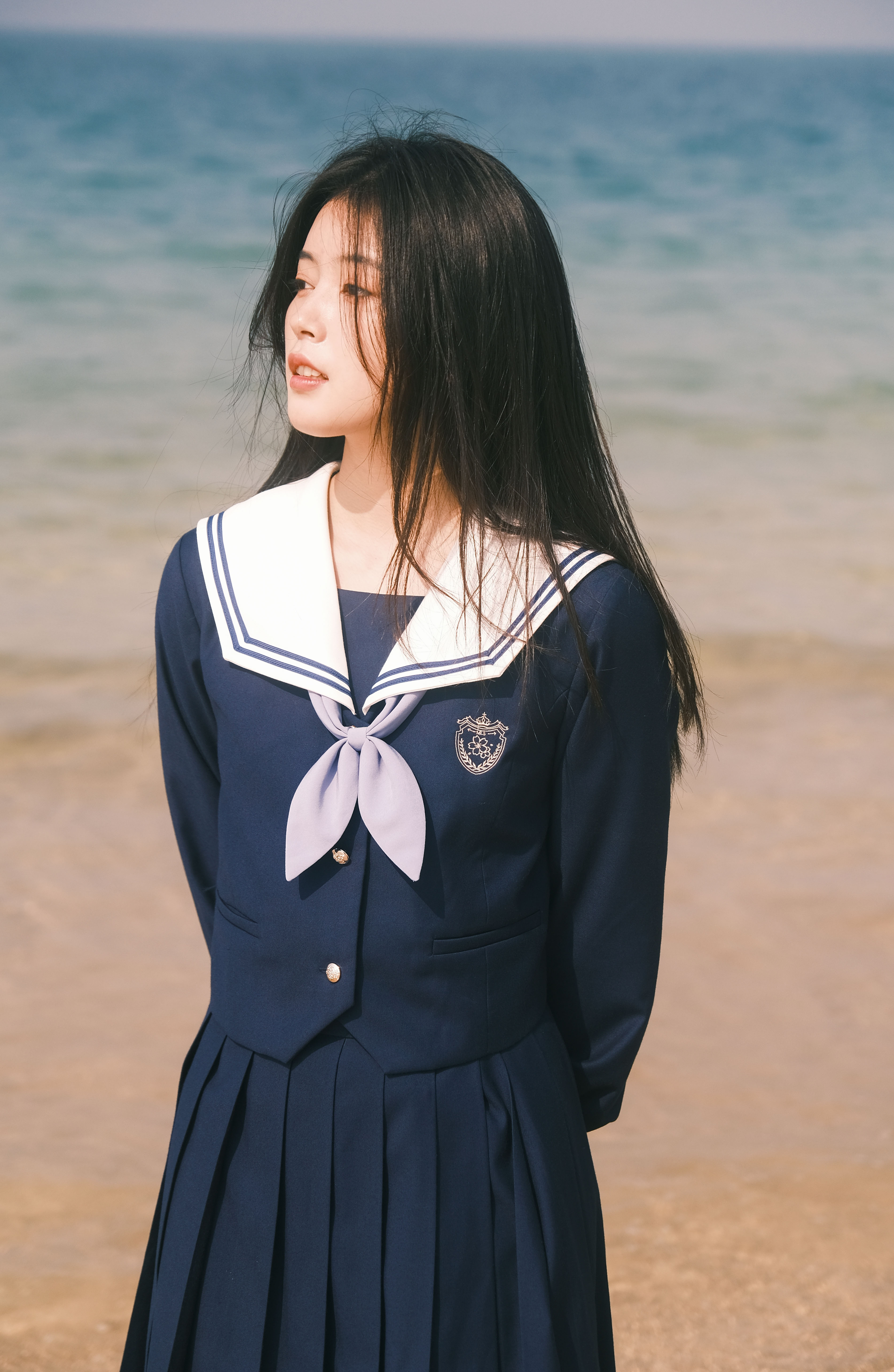 木梨初恋未满原创jk制服水手学院基础刺绣学生校服