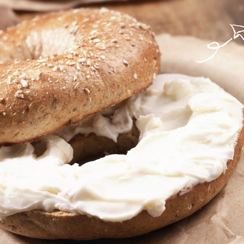 涂抹奶酪保利奶油140g澳大利亚进口即食贝果面包原制奶酪