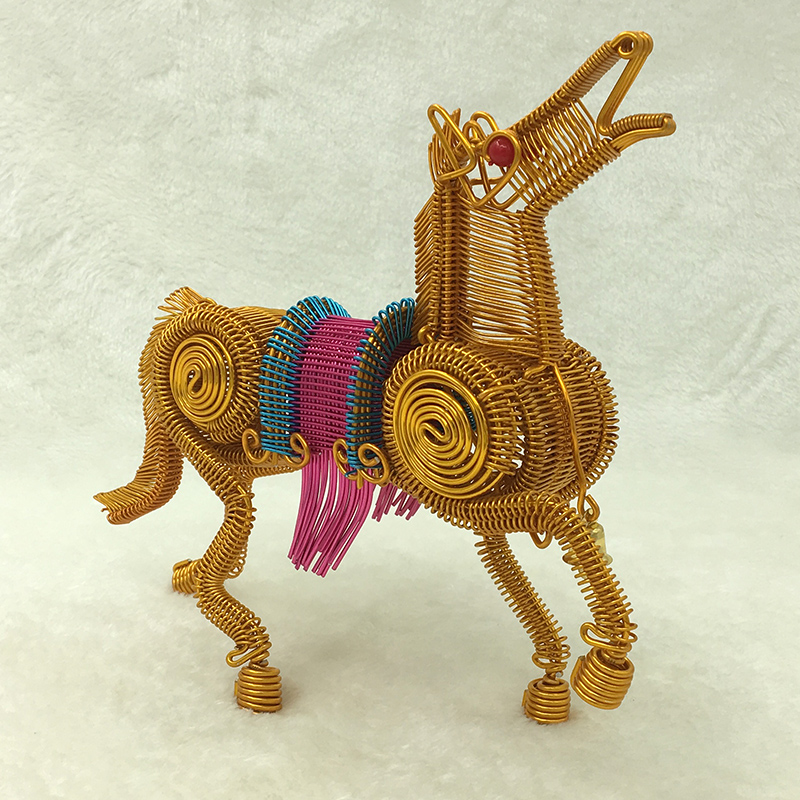 【骏马模型】特色创意家居摆件铝线铝丝工艺品纪念品男生生日礼物