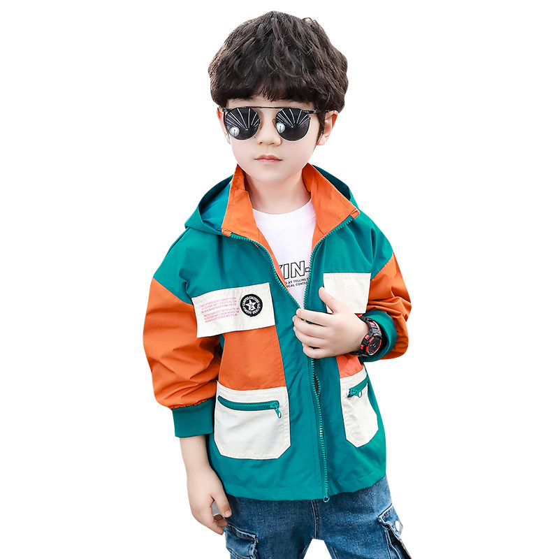 男童外套春装2020新款儿童工装上衣洋气中大童春秋韩版潮男孩童装