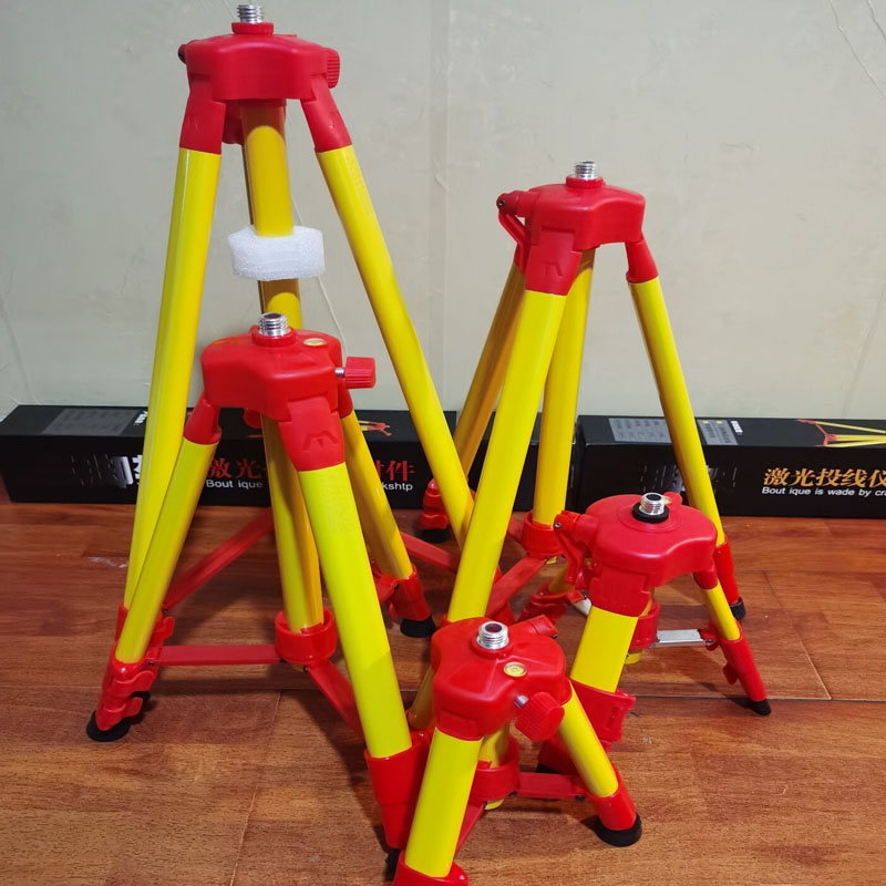 支架水平仪三脚架升降伸缩缩支撑杆红外线三角三角架水平仪