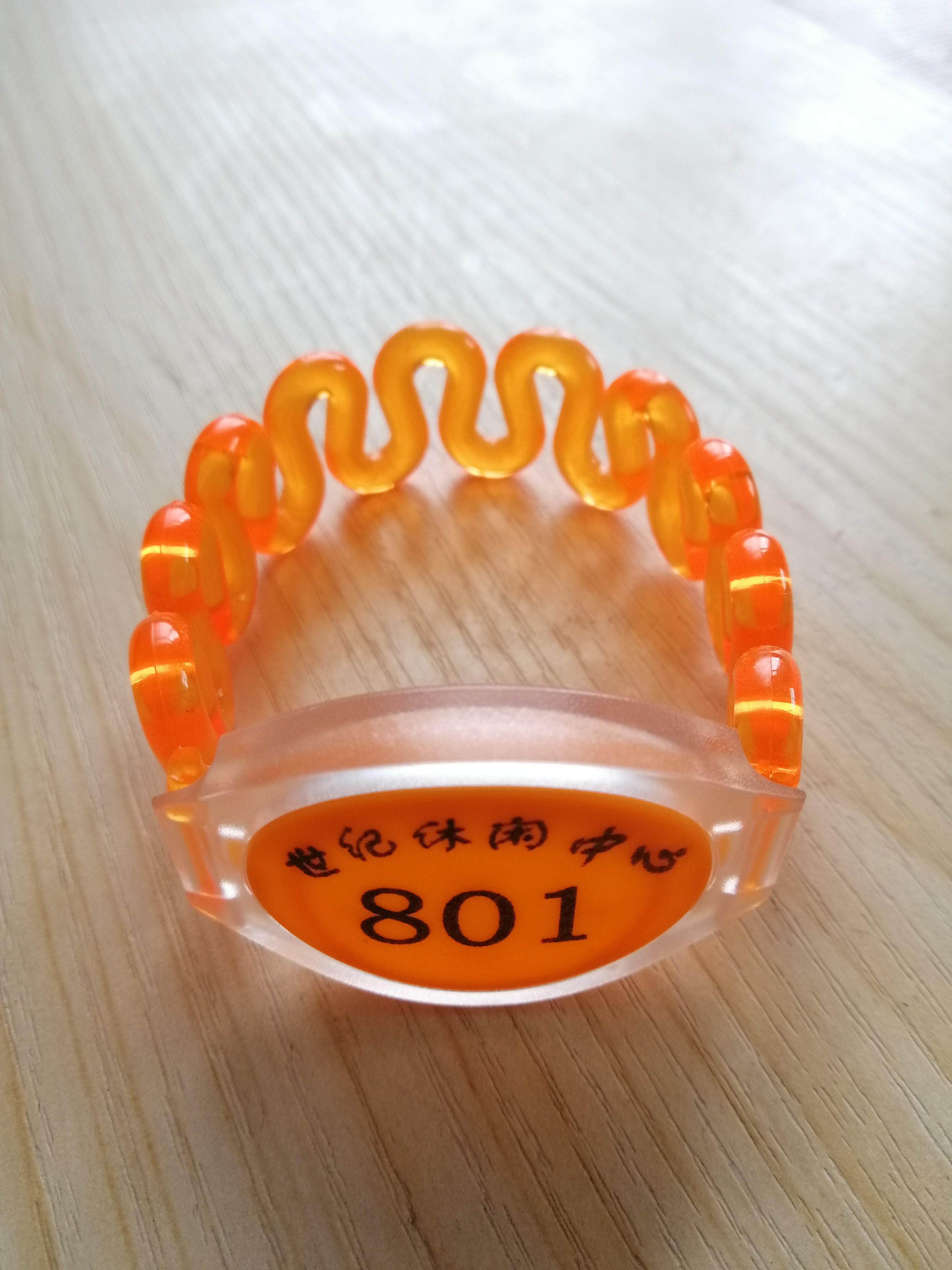 手牌桑拿手环塑料温泉汗蒸足道洗脚衣柜钥匙桑拿手牌