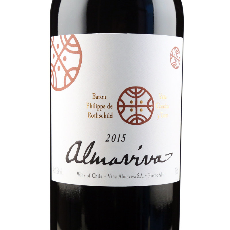 智利产区活灵魂almaviva红葡萄酒2016年750ml单支装原瓶进口红酒