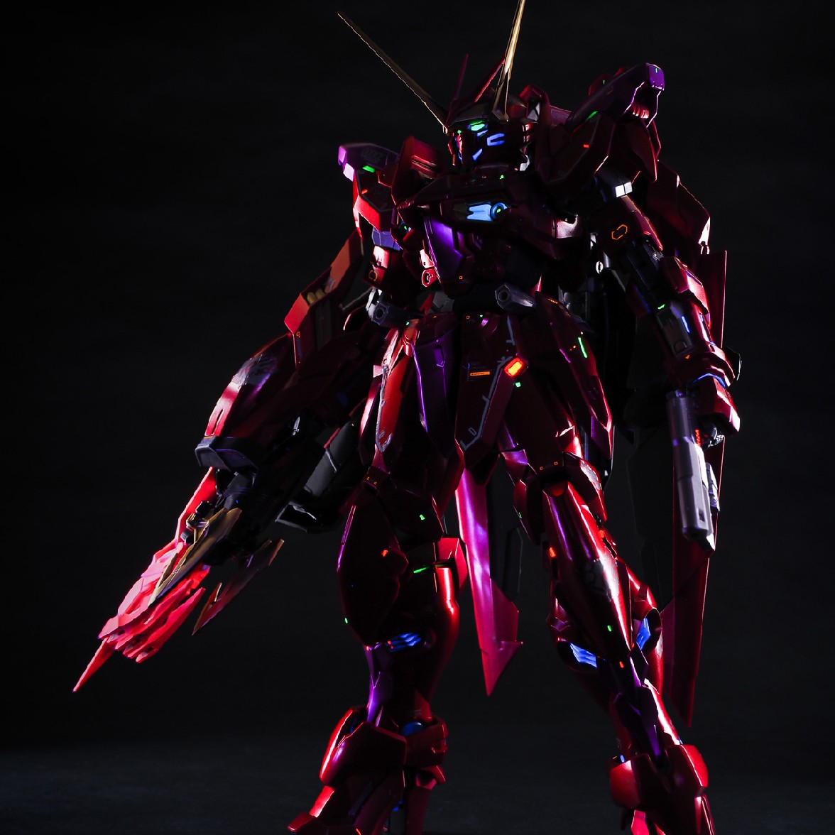 漫心工坊电镀板喷seed外传圣约高达荧光分色国创机甲