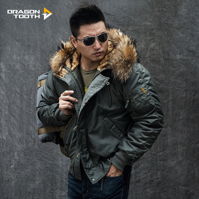龙牙N2B飞行夹克 n2b飞行员夹克男冬装飞行服男冬季铁血