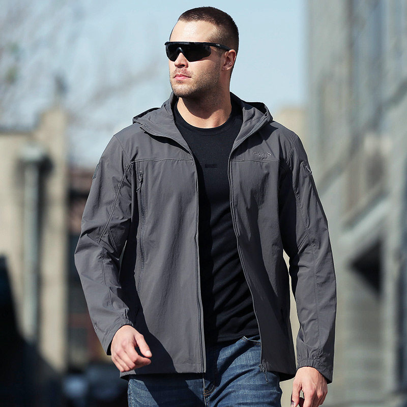 龙牙b4级隐cordura战术便携风衣潮流休闲男装冲锋衣