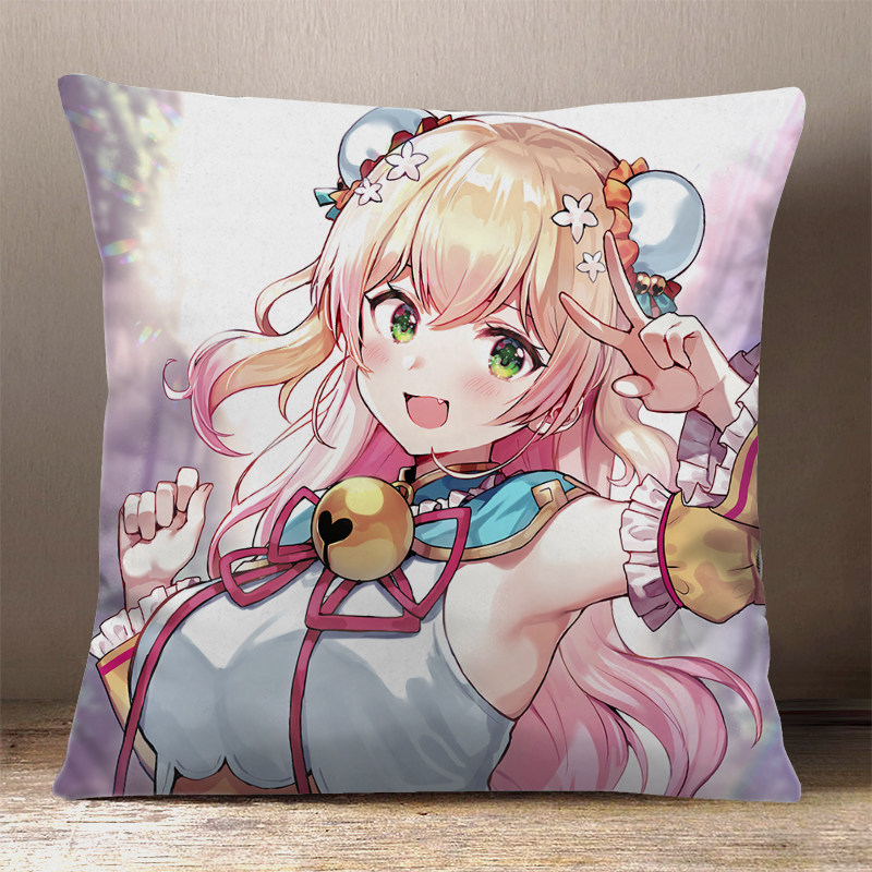 桃铃音音hololive虚拟主播vtuber动漫二次元床上靠垫动漫毛绒