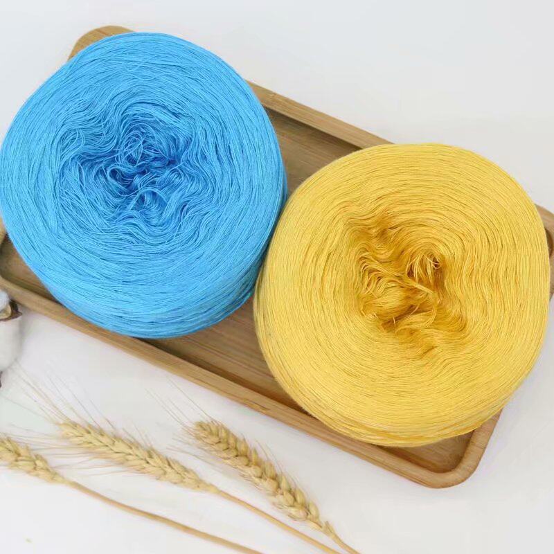 棉线丝光纯棉8股全棉棉宝宝线婴儿童棉纱牛奶毛线