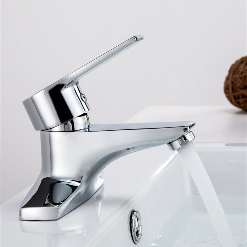 水龙头防冻脸盆立柱台盆家用冷热面盆冻裂三孔面盆龙头