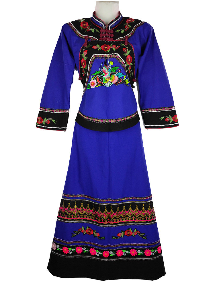 兰访新品贵州布依壮族苗族少数民族服装仙气淑女民族服装