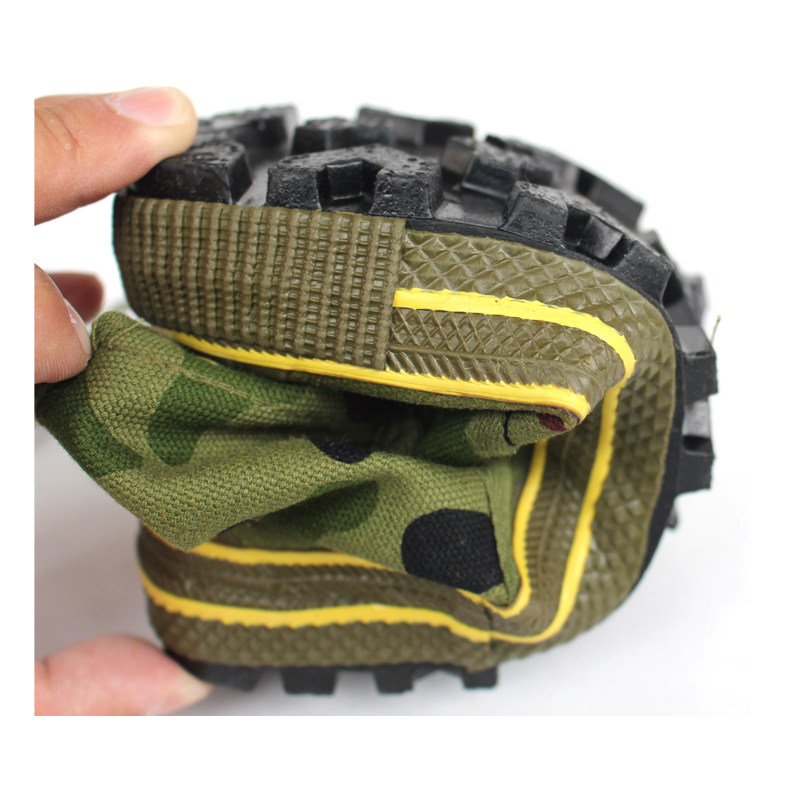 高帮1137强步劳保工地男单户外帆布胶鞋运动解放鞋