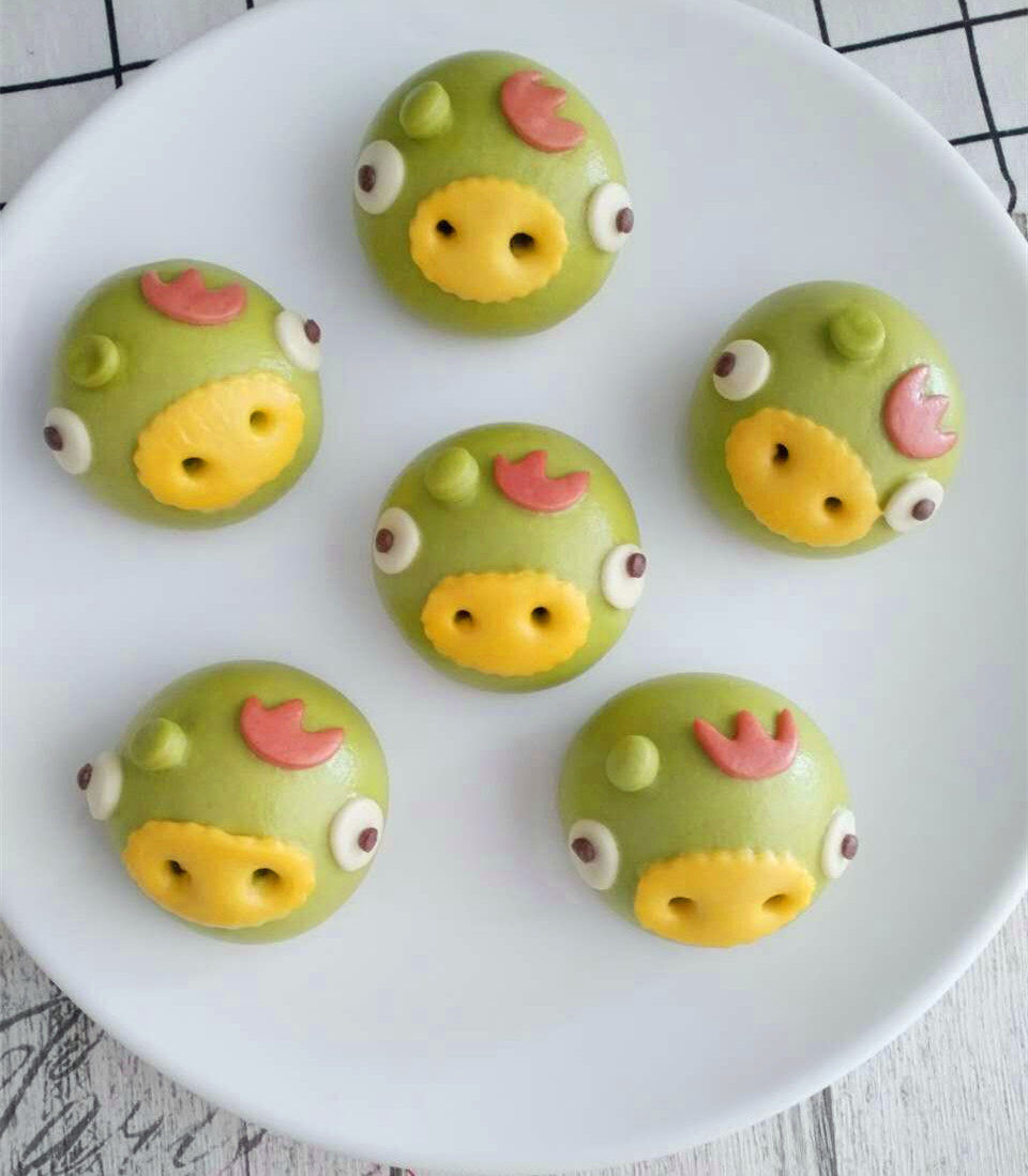 萌宝厨房卡通动物夹心包子果蔬馒头儿童创意包点