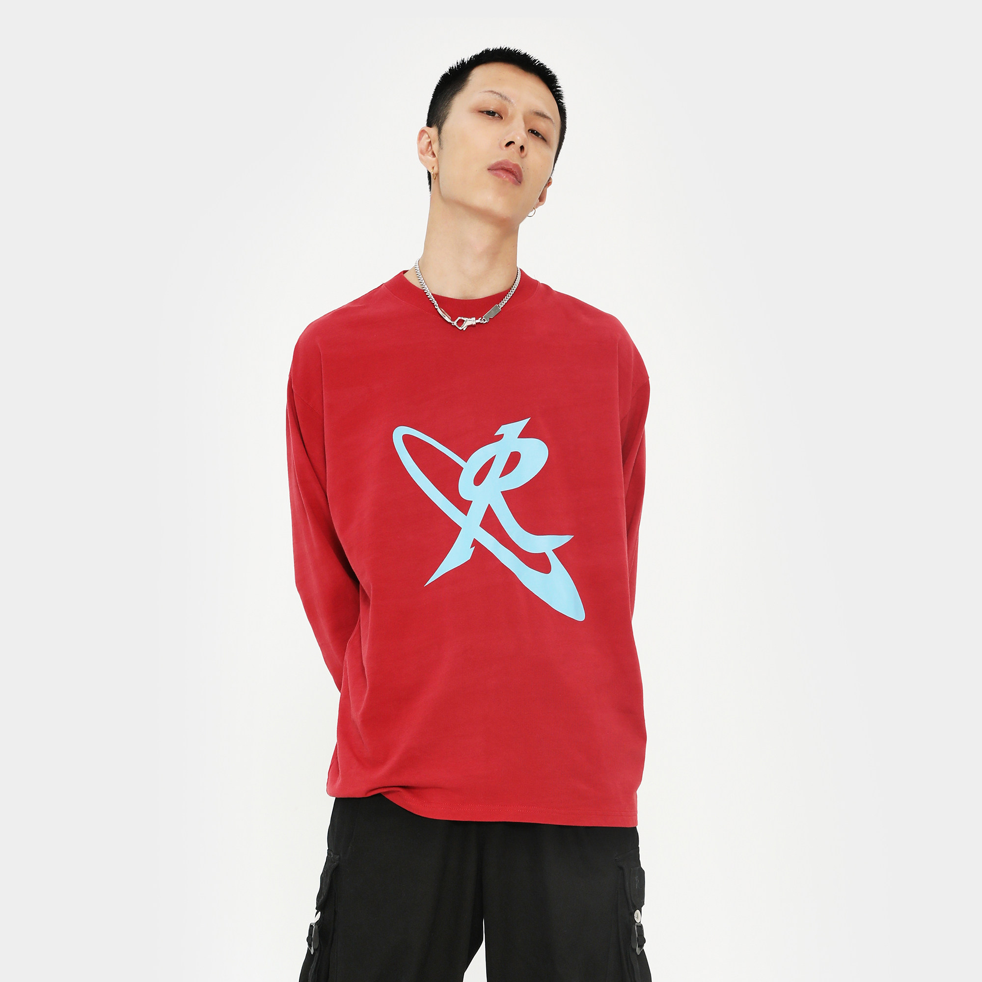 randomeventrdet20awr-logo休闲宽松长袖t恤