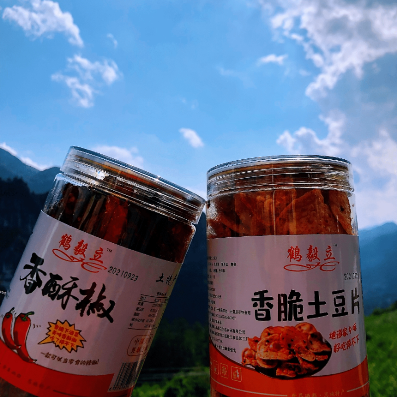 辣椒冉阿湖北恩施鹤峰土特产网红酥脆休闲零食辣椒粉料