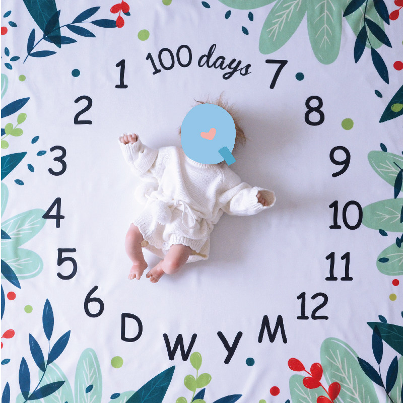 道具ins摄影新生儿创意月份百天满月宝宝婴儿背景布类