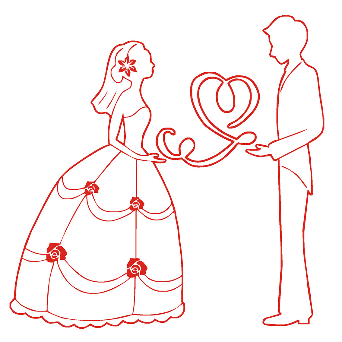 印章情侣结婚礼请柬创意图章卡通婚庆唇印情人节私章