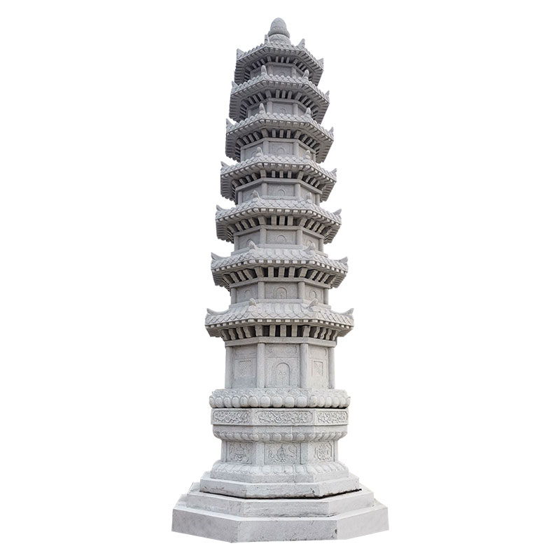 石雕佛塔汉白玉文昌塔寺庙青石仿古舍利塔户外大型石雕