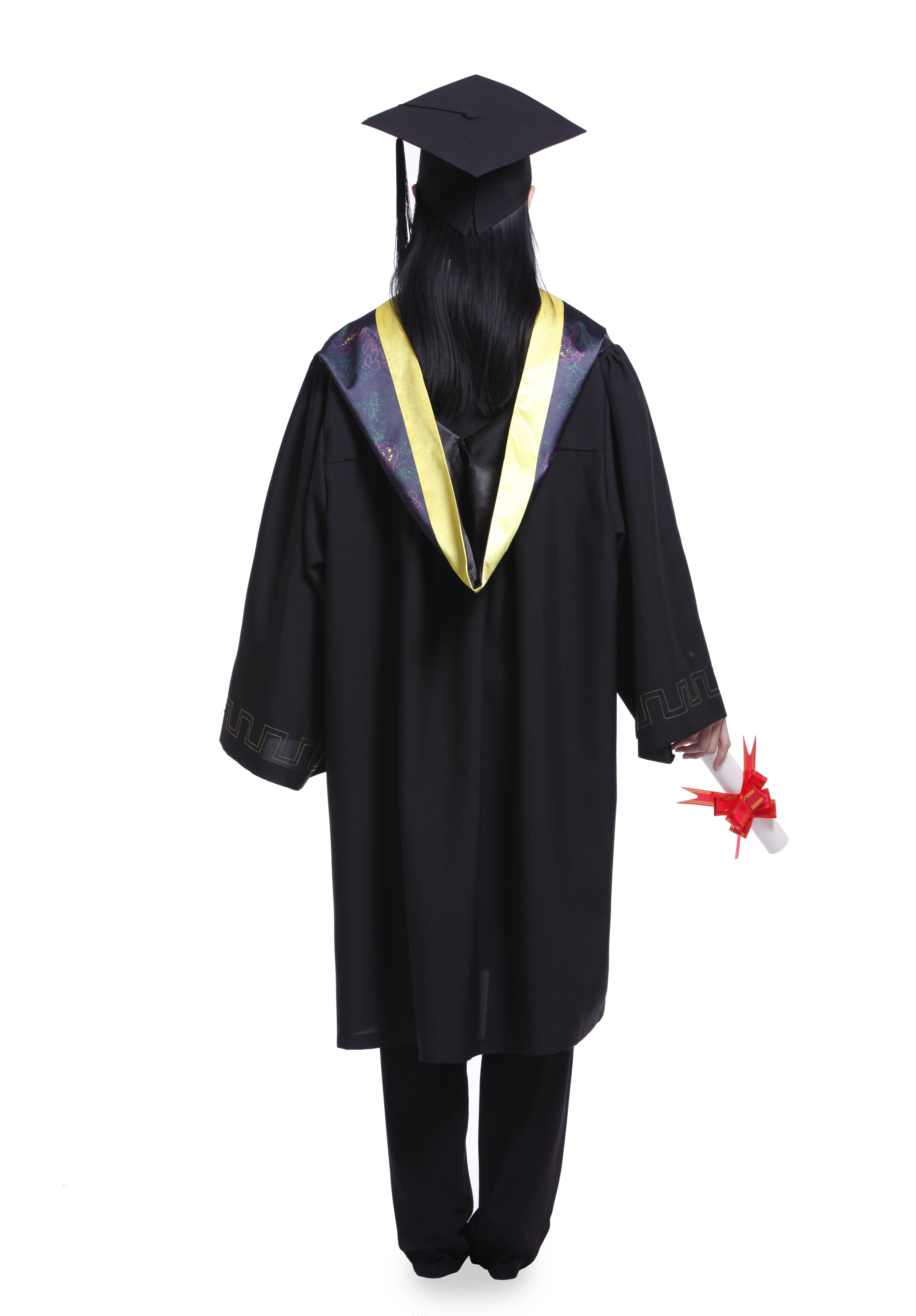 学士毕业包邮服文理工科帽学士学位垂布礼服博士学生校服