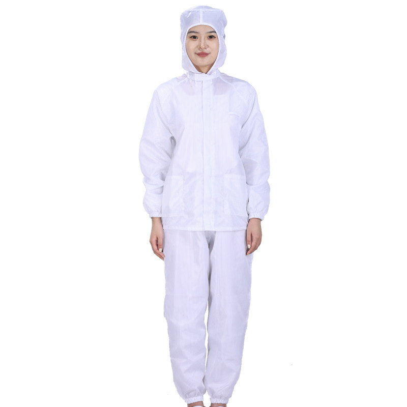 防护服分体套装连帽防静电防尘男女无尘喷漆电子厂防护服