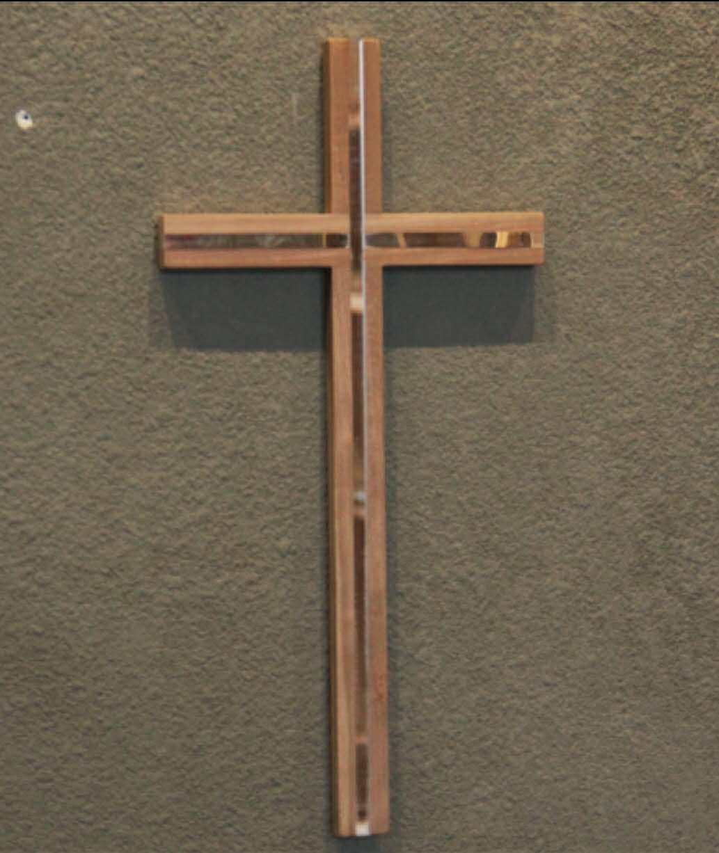 基督教实木壁挂十字架摆件客厅墙饰33厘米结婚生日圣诞节礼物