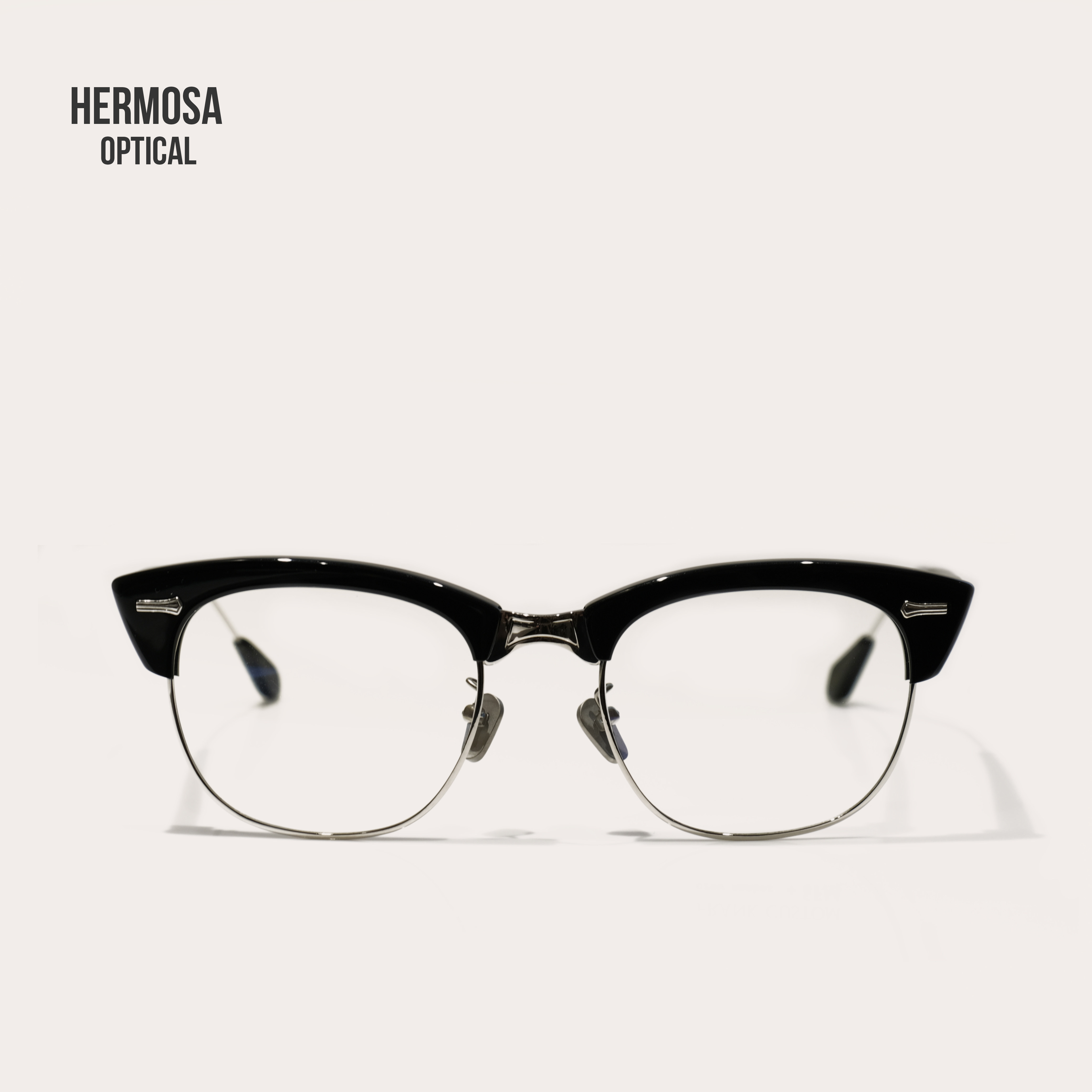 hermosa2021款复古绅士经典眉线框纯文艺文艺男男女眼镜架