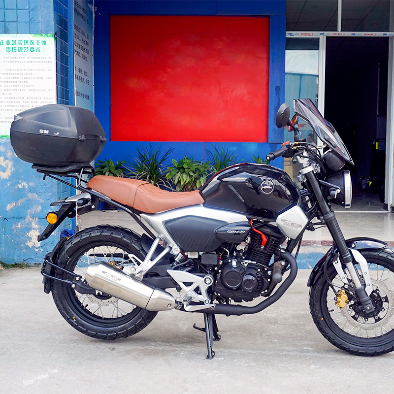 适用于五羊本田鸷道190后货架cb190ss尾架摩托车尾箱架后备箱架