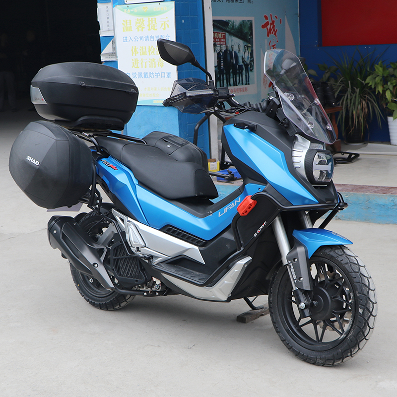 适用于踏板车力帆kpv150夏德三箱lf150y-8后备改装摩托车尾箱