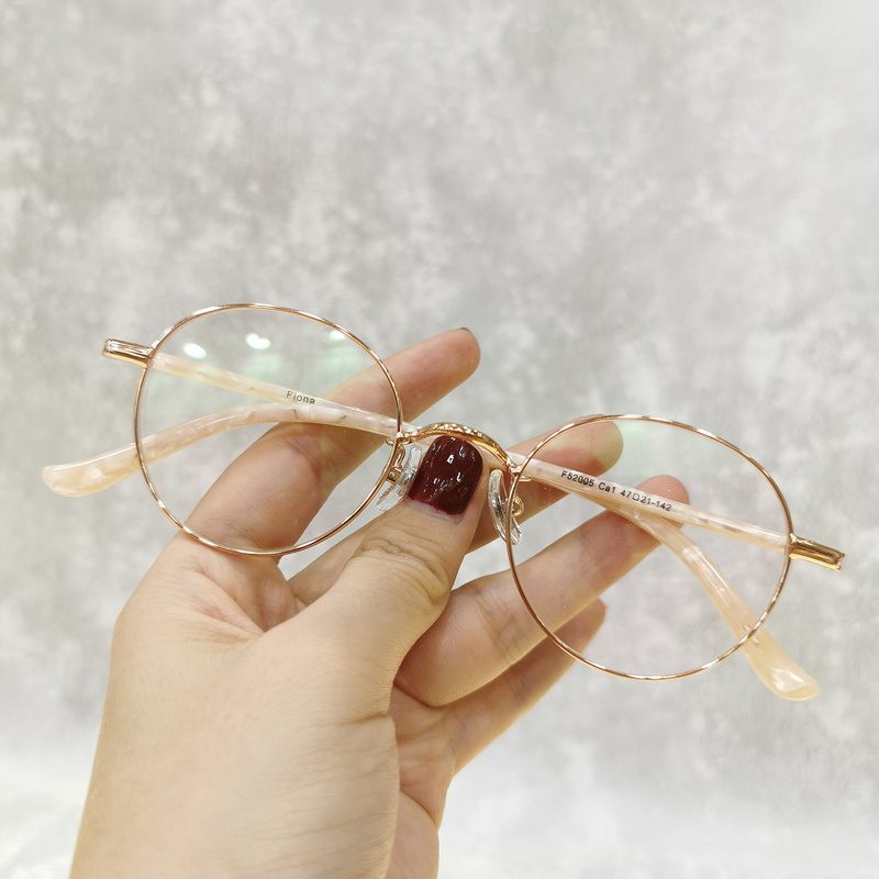 复古近视眼镜框日系女款圆形超轻小圆小脸眼镜架眼镜架