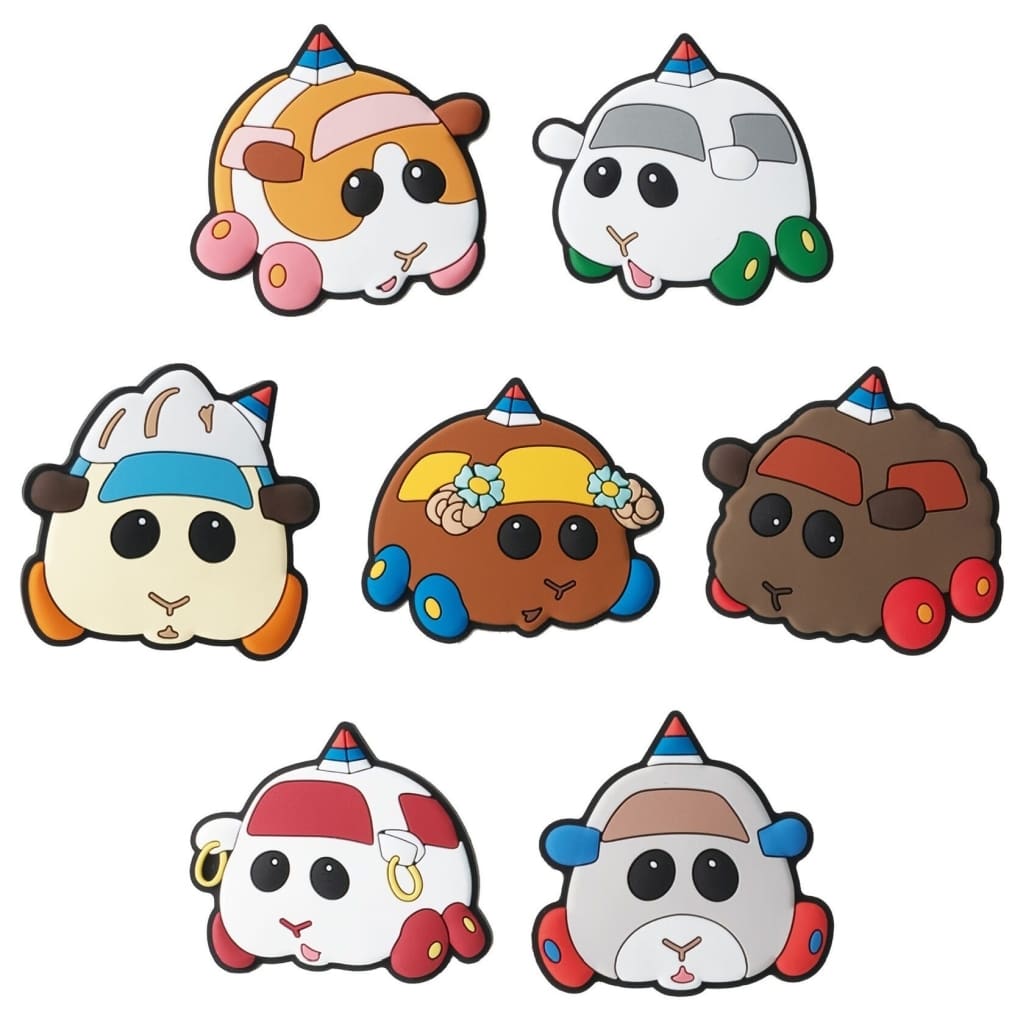 pui现货万代日本正版天竺鼠车车软胶冰箱手办盒蛋