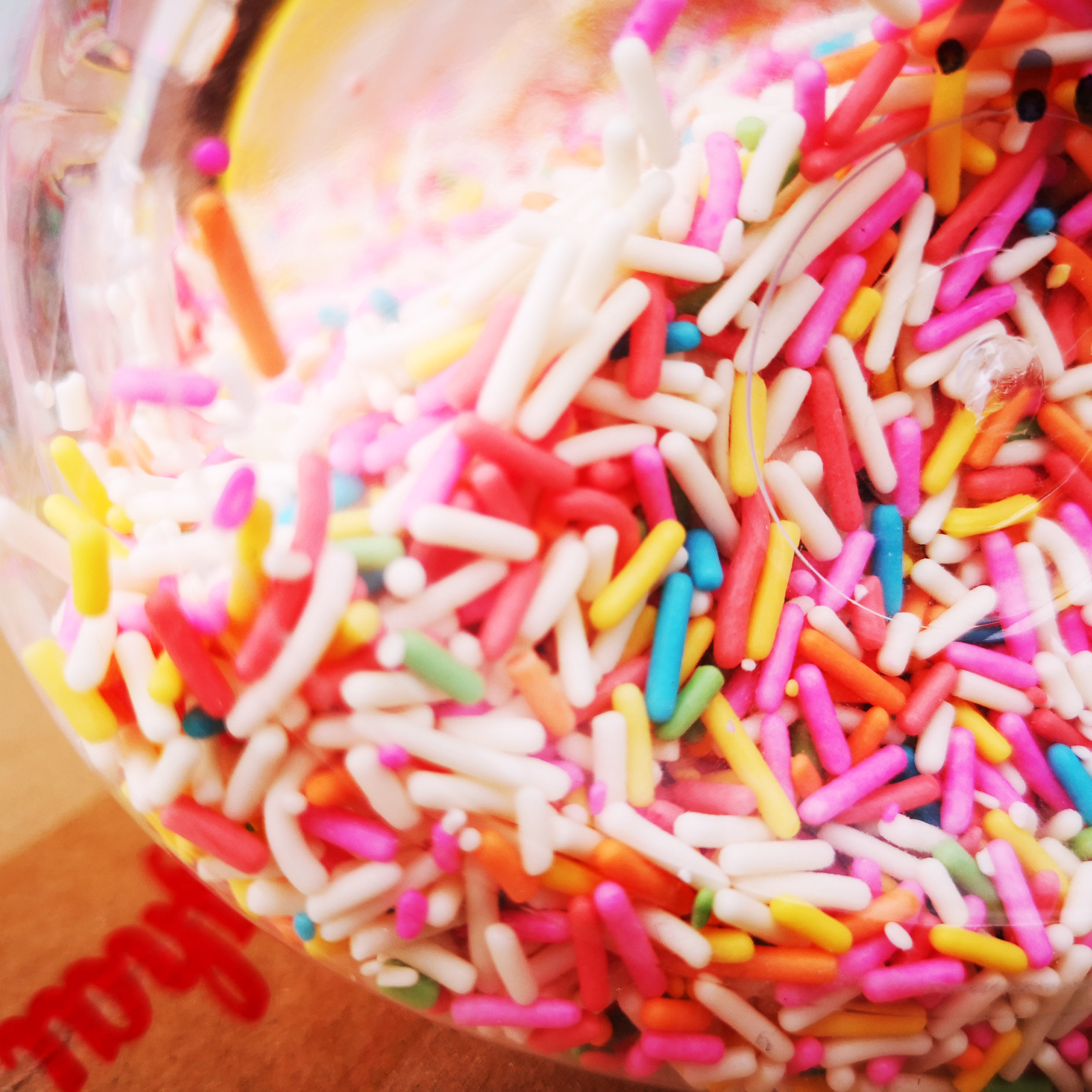 来得妙彩针七彩米巧克力彩糖针彩色朱古力冰淇淋装饰480g其它原料