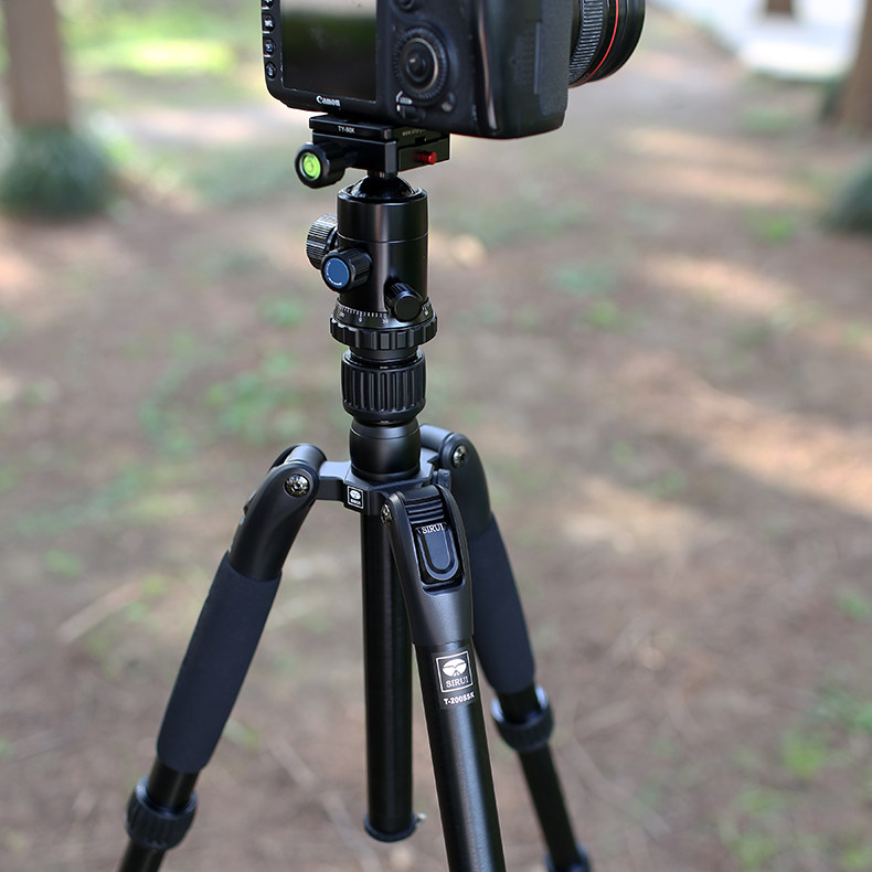 便携思锐三脚架t2005sk独脚架单反相机反折支架稳定短视脚架