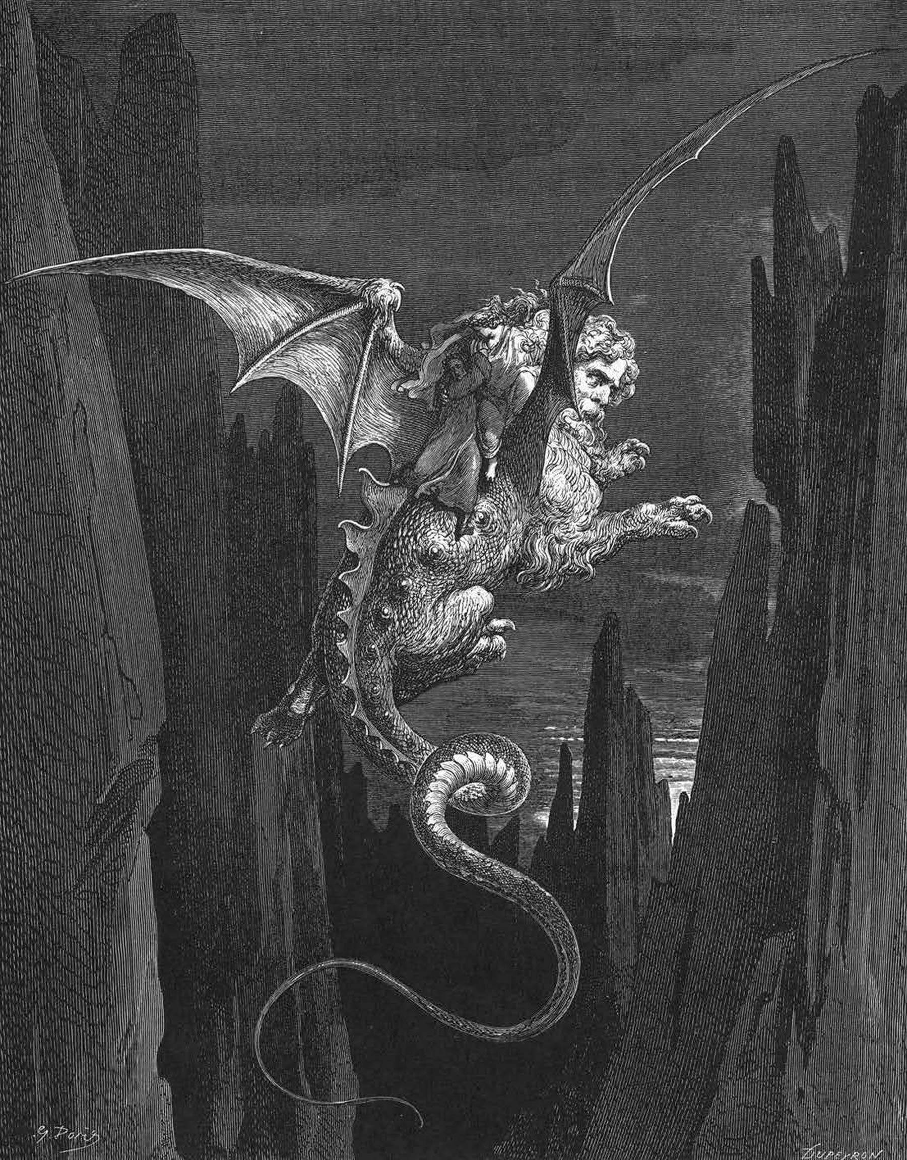 古斯塔夫多雷但丁神曲插画进口艺术thedoréillustrationsfordantes