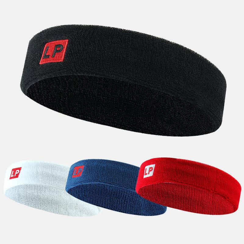 lp纯棉吸汗篮球护额运动头带男女网球头巾跑步户外健身房止汗发带