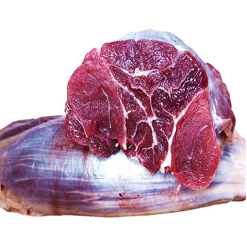 新疆阿勒泰散养褐牛新鲜牛腱子肉雪花腱4斤黄牛健身牛肉生鲜包邮