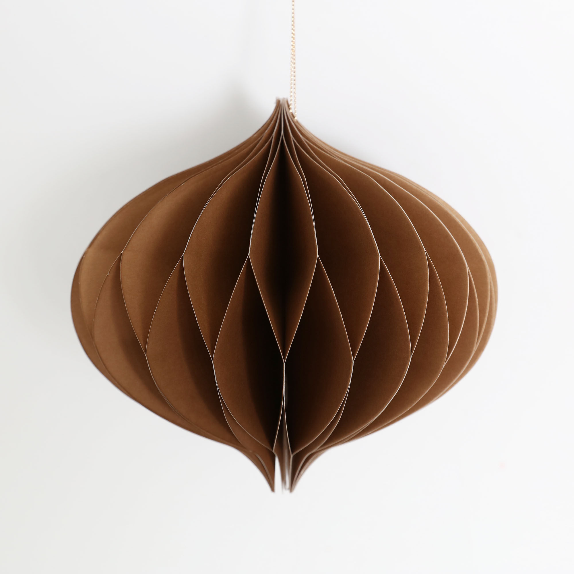 christmas铜色折纸圣诞树吊挂挂件手工ins时尚装饰品圣诞装饰品