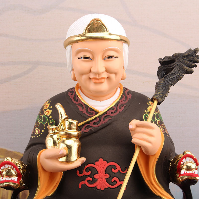 树脂彩绘老太太神像妈妈胡三太爷太奶居家居家客摆件