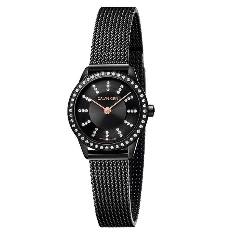 卡文克莱calvinklein新款ck手表满天星镶钻小精灵瑞士腕表