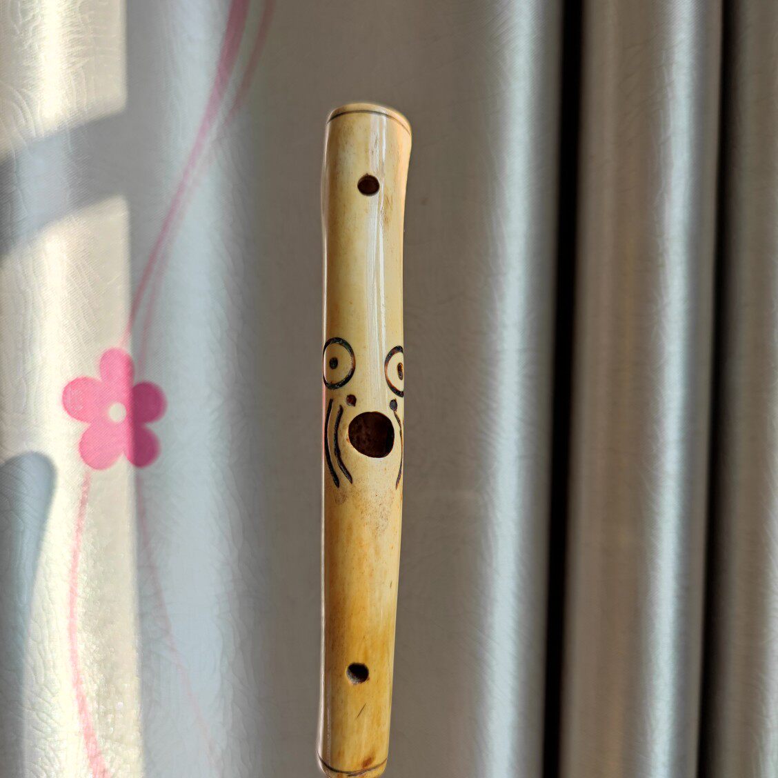 印加秘鲁古印时期骨笛珍藏级骨南美纪念品仿古短笛