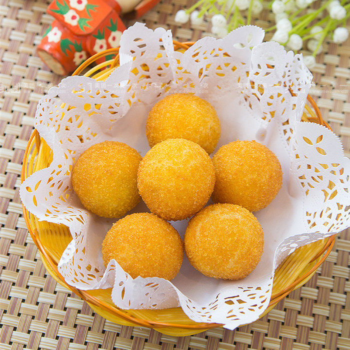 阿诺香芋地瓜丸香芋丸魔芋丸油炸小吃鸡排小吃西餐甜品半成品20个