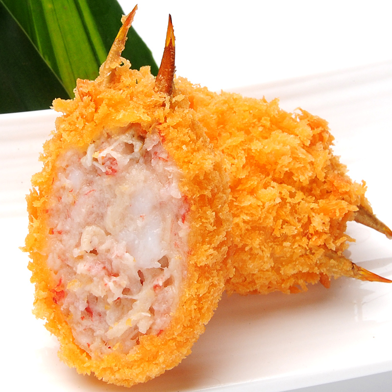 京鲁远洋芙蓉蟹爪900g黄金蟹钳裹粉油炸速食西餐半成品35枚