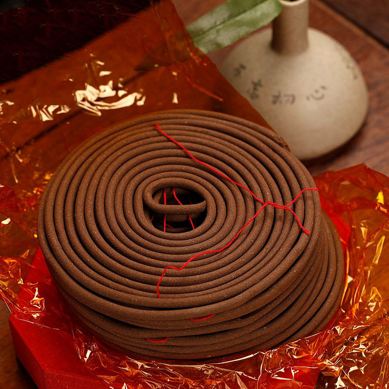 道教寺庙佛堂台湾天然吉祥沉香24小时盘香祈福香薰香料