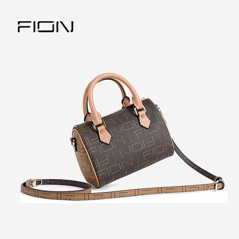 fion菲安妮2022新款波士顿经典单肩斜挎包手提女包通用款女包