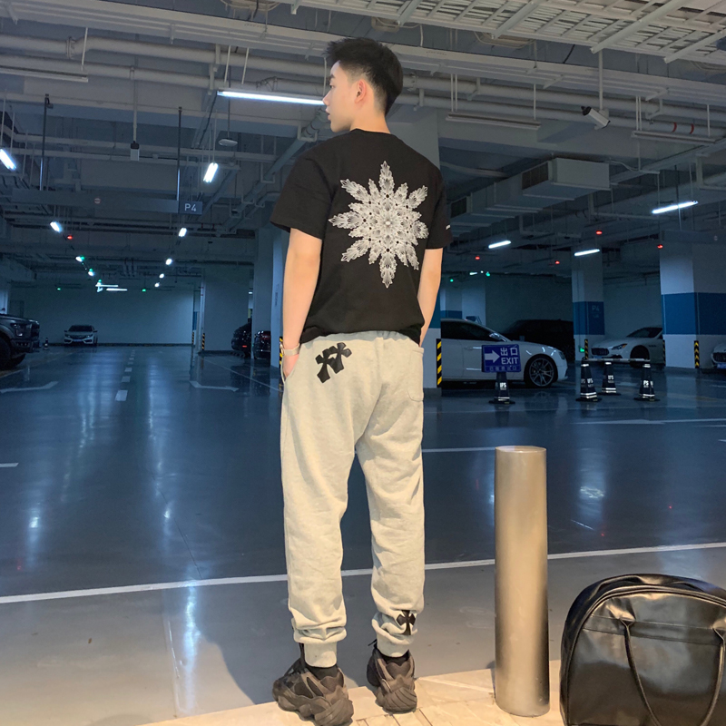 秋冬新款运动长裤韩版潮流百搭宽松休闲裤时尚束脚卫裤男ins潮牌