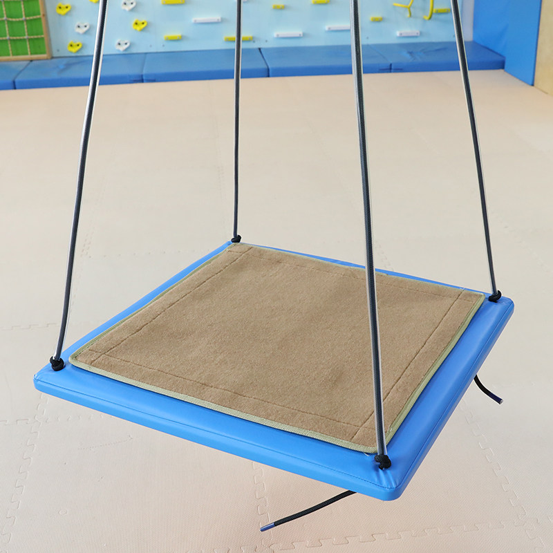精品正方形平板秋千幼儿园早教儿童感统器材室内感统训练器材