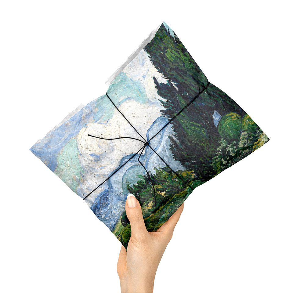 梵高名画系列油画包装纸创意礼物礼品印象派手工包装纸