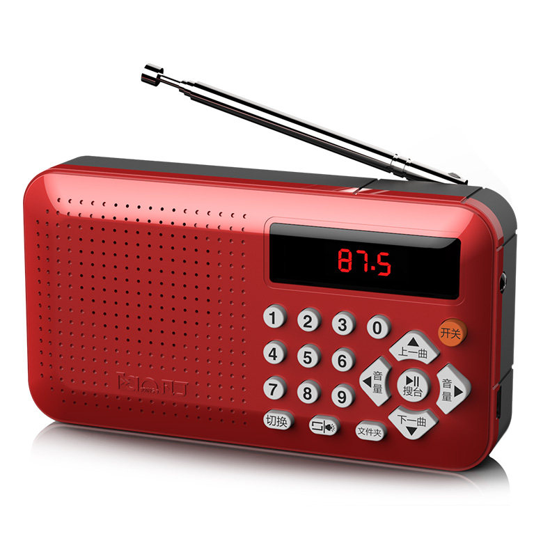 凡丁f1收音机mp3老人迷你小音响插卡音箱便携式音乐播放器随身听