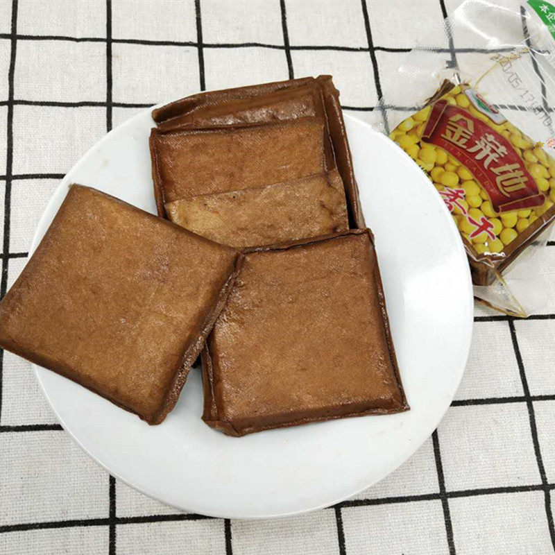 安徽马鞍山特产黄池金菜地茶干豆腐干酱油5片一份豆腐干