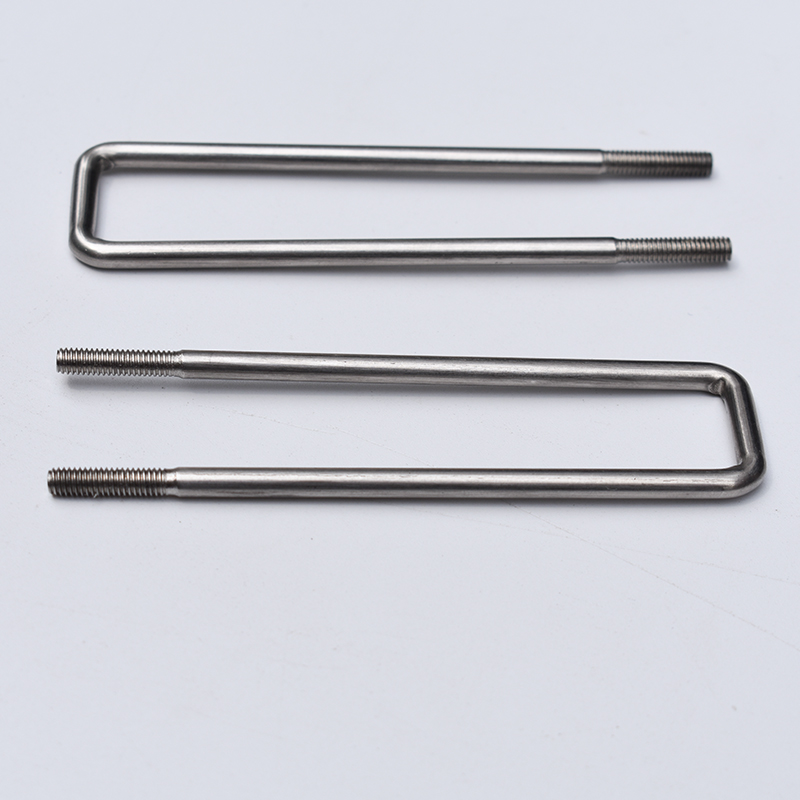 方卡型卡不锈钢型管加长卡子螺栓定做直角管夹